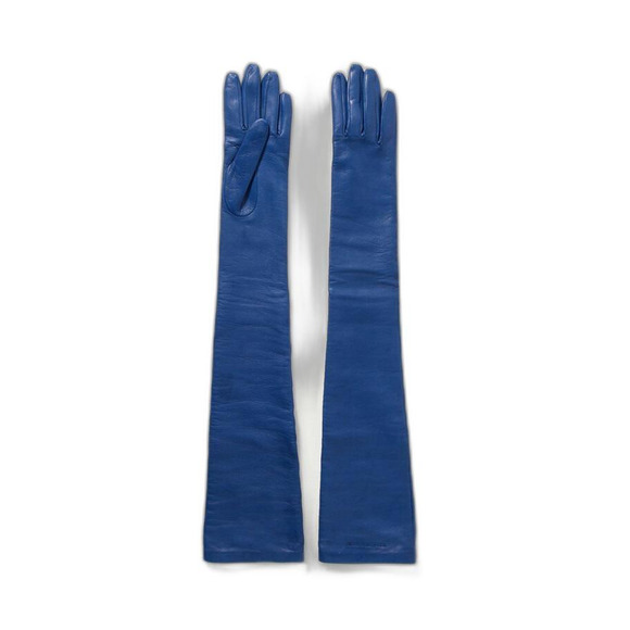 Alexander Mcqueen Leather Gloves Size 6 - Picture 1 of 6